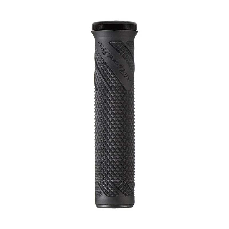 Mountain bike axle-Lizard Skins Wasatch Lock-On Grips - Black