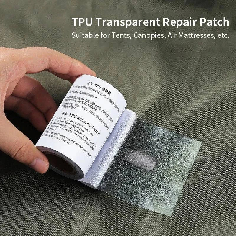 Road bike guard-Outdoor Tool Waterproof TPU Sticker Transparent Repair Tape for Inflatable Product Raincoat Tent Swim Rings Repair Patch