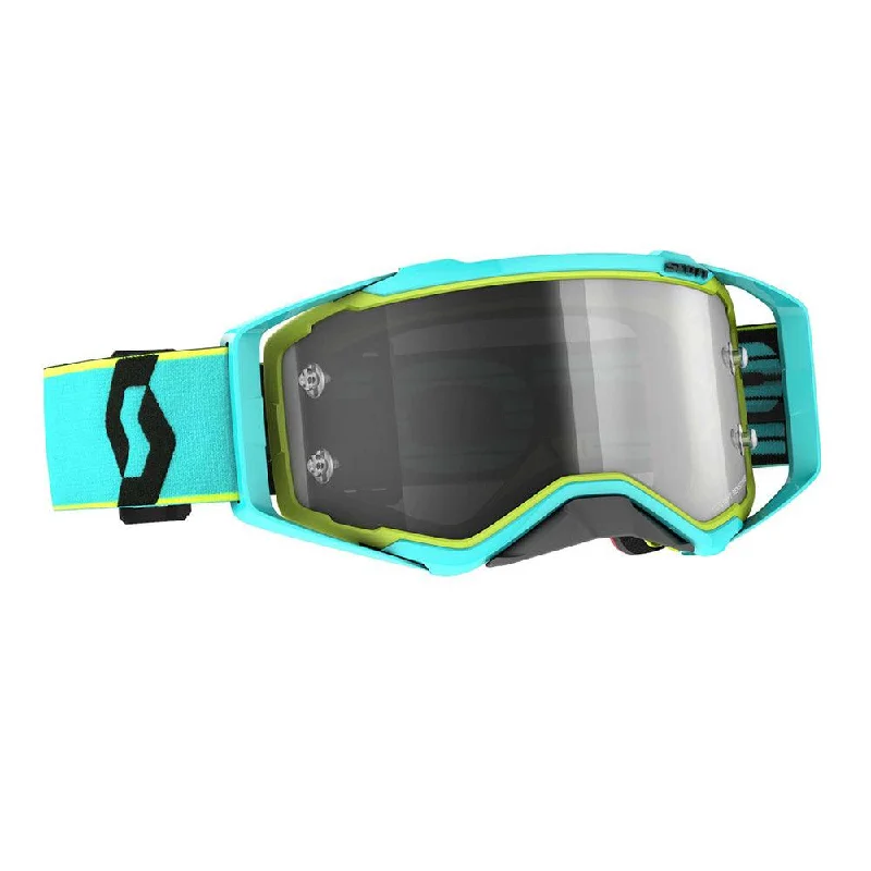 Cycling gloves mesh-SCOTT 2021 PROSPECT LS GOGGLE - TEAL BLUE/YELLOW (LIGHT SENSITIVE GREY)