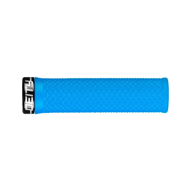 Bicycle gear strap-Deity Lockjaw Grips Blue