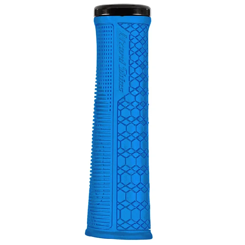 Cycling lamp bright-Lizard Skins Gradient Lock-On Grips - Deja Blue