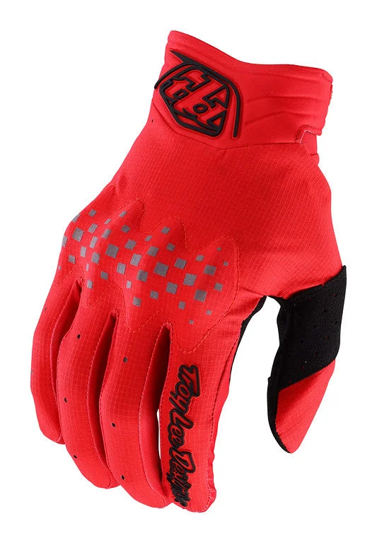 Bicycle gear clip-Troy Lee Designs Gambit MTB Glove - Red - 2023