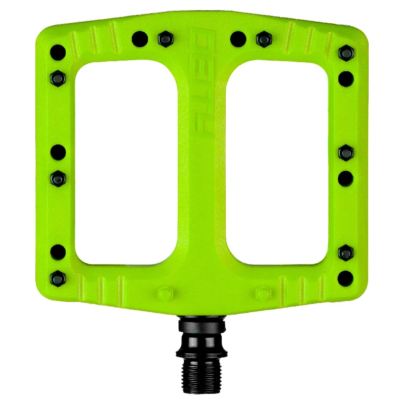 Road bike armrest-Deity Deftrap Pedals Green