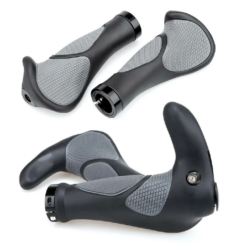 Cycling gloves warm-1Pair Bicycle Handlebar Grips Anti-Slip Rubber Bicycle Grips MTB Road Bike Handle Bar Grips Shock Absorption Mountain Bike Grips