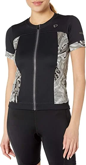 Cycling vest bright-Pearl Izumi Elite Escape Short Sleeve Road Jersey - Womens - Black Phyllite