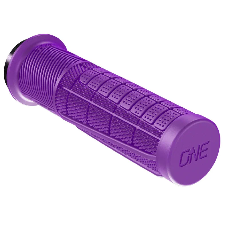 Mountain bike lever-OneUp Components Thick Lock-On Grips Purple