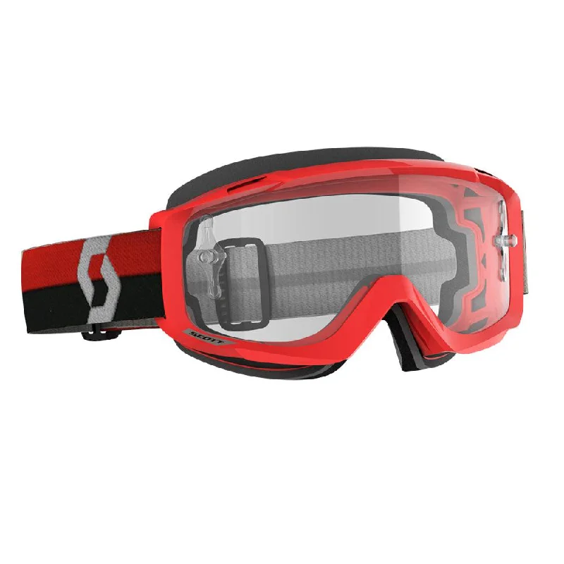 Cycling socks thin-SCOTT 2021 SPLIT OTG GOGGLE - RED/GREY (CLEAR)