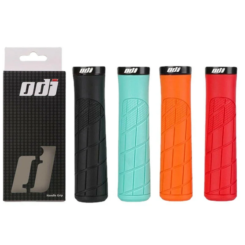 Bike wheel bar-ODI Bike Handlebar Grips High Quality Mountain Bike Grips Non-slip Mtb Cuffs Shock Absorption Bike Handle Bicycle Accessories