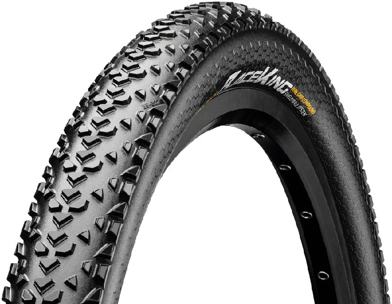 Bicycle chain hook-Continental Race King Tire - 26 x 2.20 Tubeless Folding BLK PureGrip ShieldWall System E25