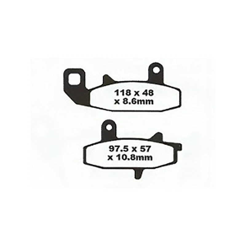 Bike wheel beam-Premier Brake Pads - P Organic Standard