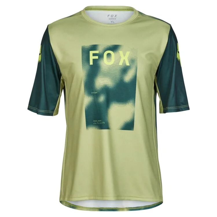 Cycling gloves cold-Fox Racing Ranger Short Sleeve MTB Jersey - Taunt - Youth - Pale Green