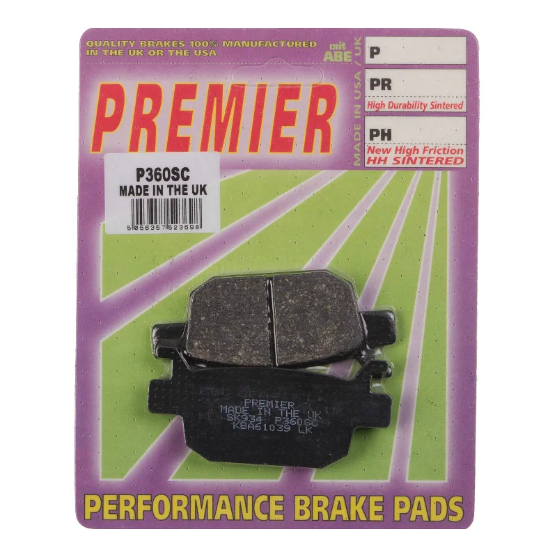 Bicycle tire plugs-Premier Brake Pads - P Organic Standard