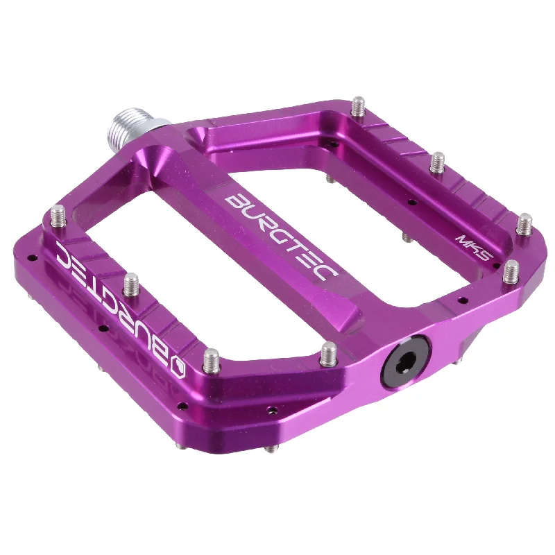 Bike seat bar-Burgtec Penthouse MK5 Pedals CrMo - Purple Rain