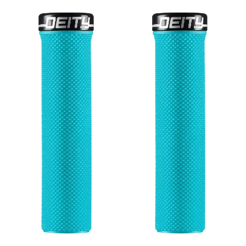 Bike wheel tape-Deity Slimfit Grips Turquoise