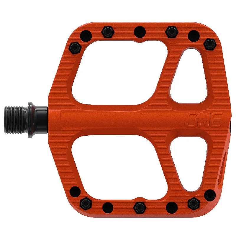 Road bike crank-OneUp Components Small Comp Platform Pedals Red