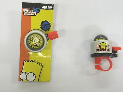 Bicycle gear pack-SIMPSONS CYCLE BELL WITH COMPASS FOR KIDDIES BIKES & TRIKES GREAT IDEAL PRESENT