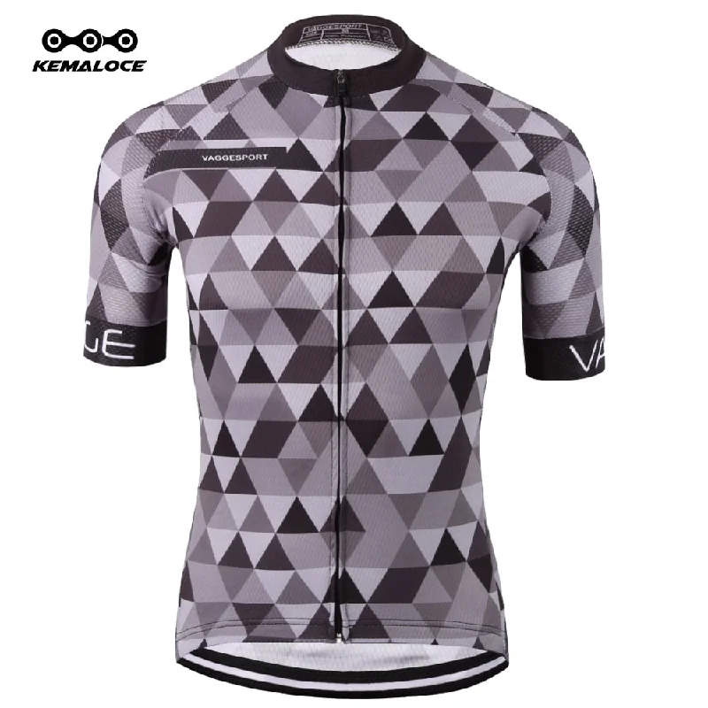 Road bike liner-KEMALOCE Geometric Cycling Jerseys