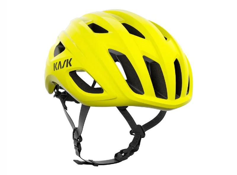 Bicycle derailleur strap-Kask Mojito³ Road Helmet - Yellow Fluo