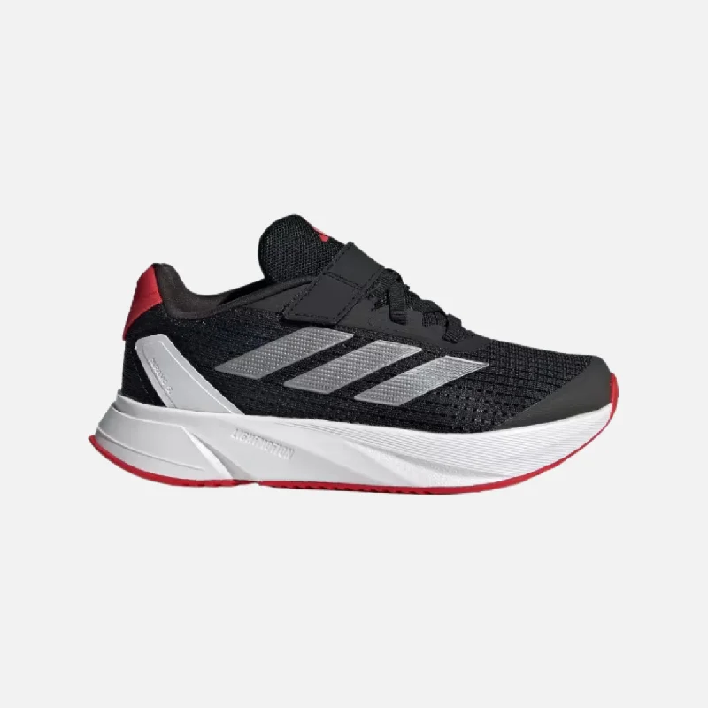 Cycling water cage-Adidas Duramo SL Kids Unisex Shoes (4-7 YEAR) -Core Black/Iron Metallic/Better Scarlet