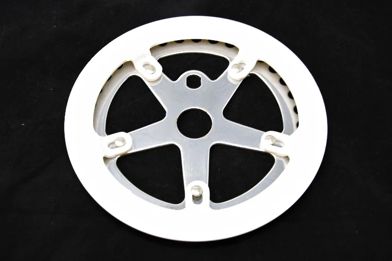 Road bike pads-BMX Chainring 36 Teeth White Suits OPC Or 3 Piece BB, Old School, Modern & Kids Bikes