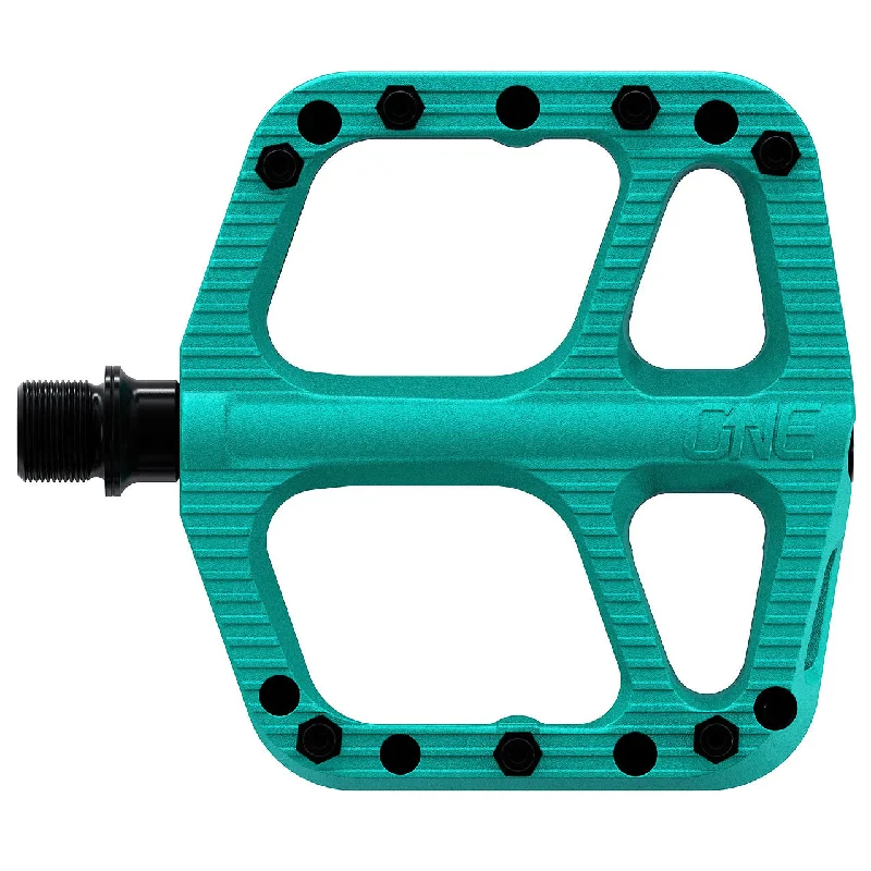 Cycling glasses sun-OneUp Components Small Comp Platform Pedals Turquoise