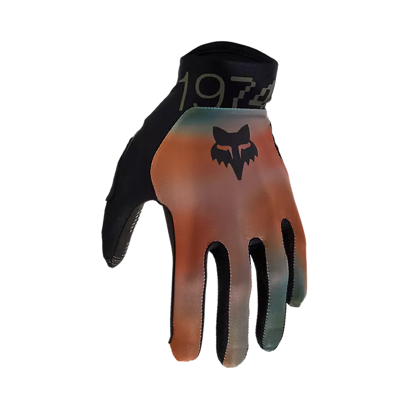 Mountain bike guard-Fox Racing Flexair MTB Glove - Print - Burnt Orange