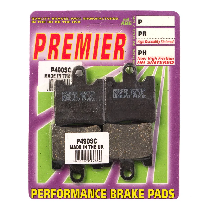 Cycling vest glow-Premier Brake Pads - P-SC Organic Scooter