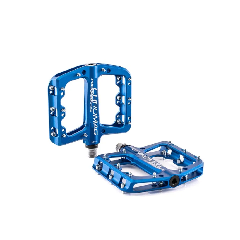 Bike frame clip-Chromag Pressure Pedals Blue