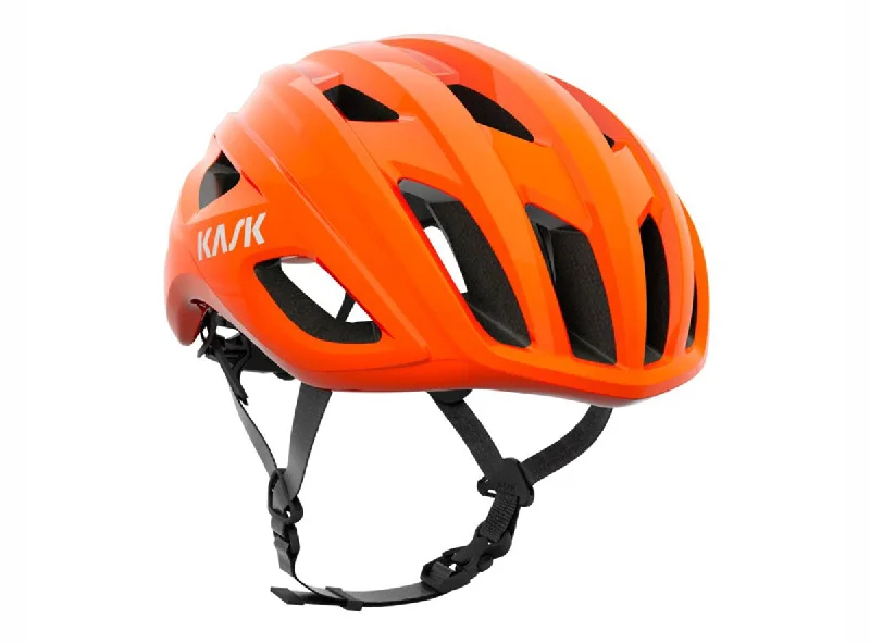 Road bike axle-Kask Mojito³ Road Helmet - Orange Fluo