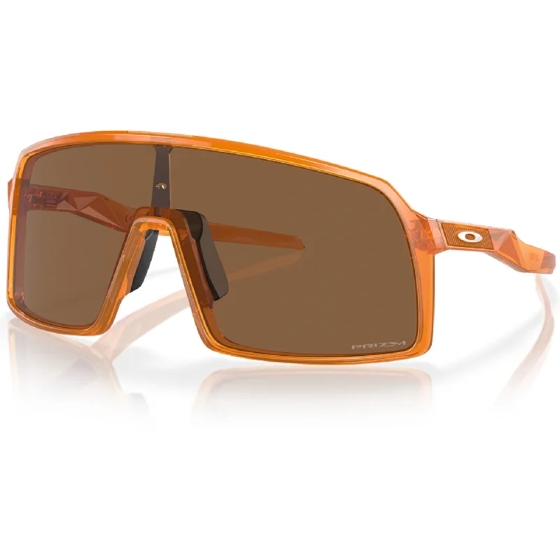 Cycling sleeve sun-Occhiali Oakley Sutro - Trans Ginger Prizm Bronze