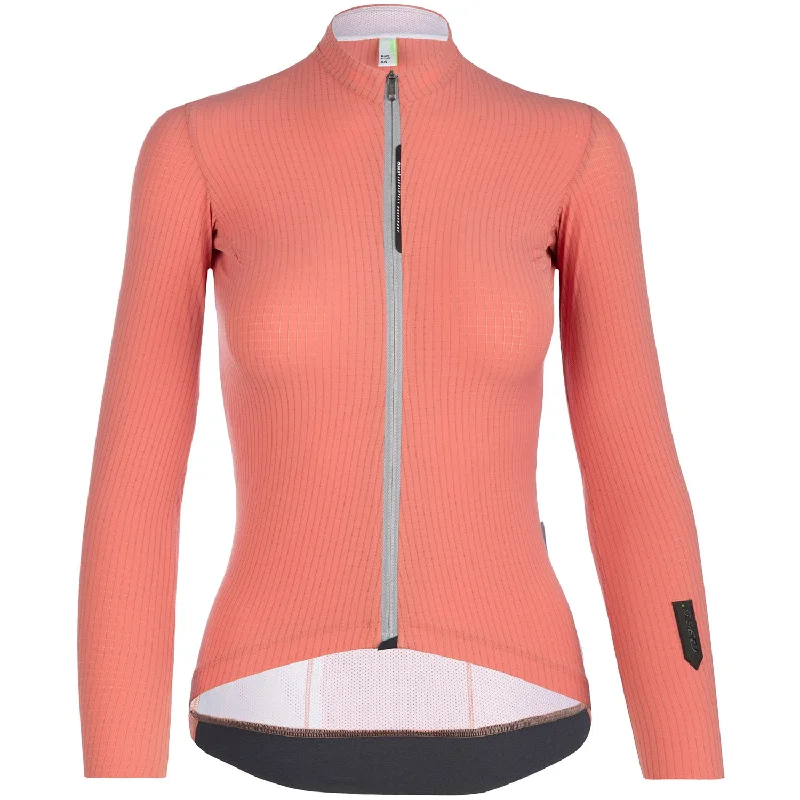 Mountain bike brace-Maglia donna maniche lunghe Q36.5 Pinstripe X - Rosa