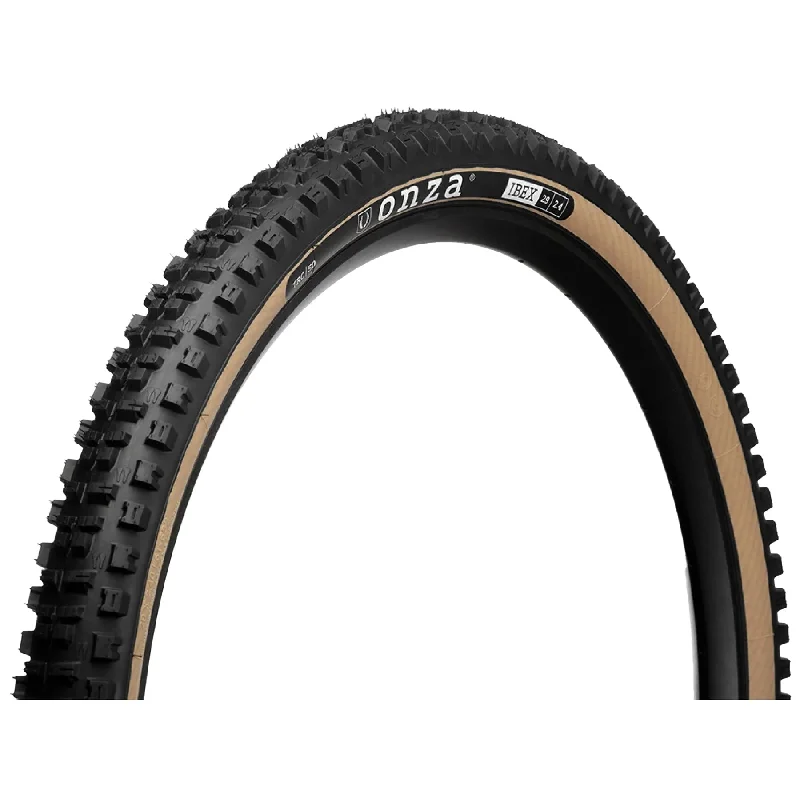 Bike wheel lug-Onza Ibex E Tire 27.5" x 2.60" Tanwall