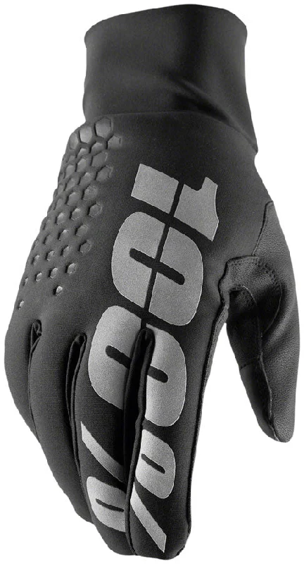 Cycling toe clip-100% Hyrdromatic Brisker Gloves Blk SM