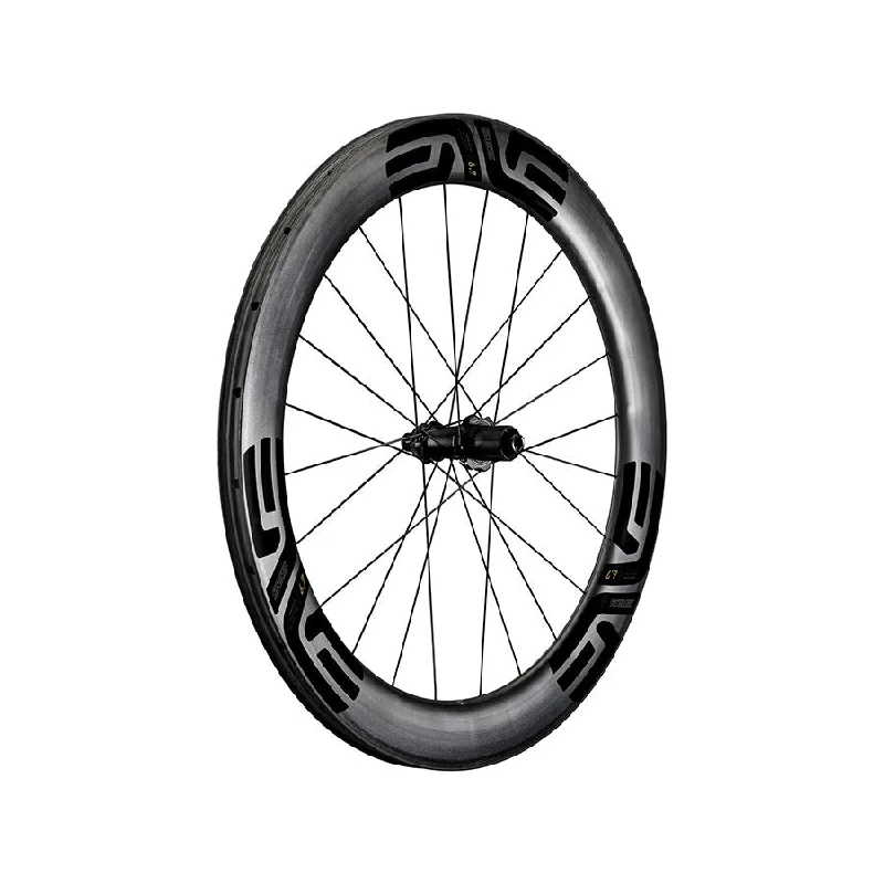 Bicycle gear clip-ENVE Composites SES 6.7 Rear Wheel - 700 12 x 142 Center-Lock HG 11 Road Innerdrive 60pt BLK