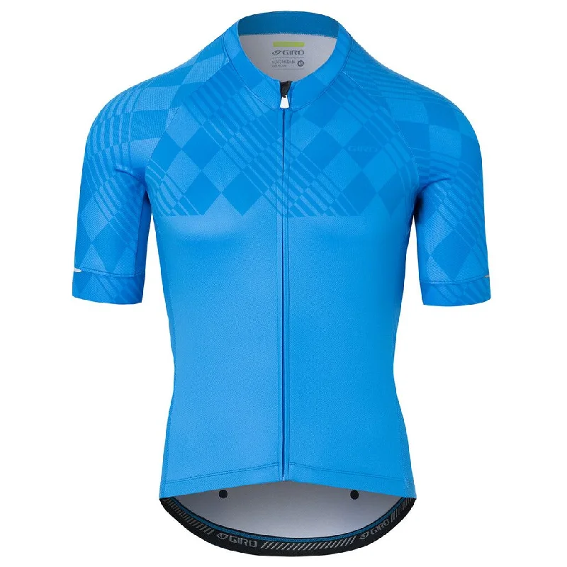 Mountain bike pedals-Giro Chrono Expert Short Sleeve Road Jersey - Ano Blue