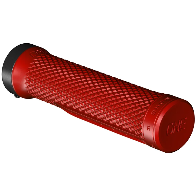 Bicycle light clip-OneUp Components Lock-On Grips Red