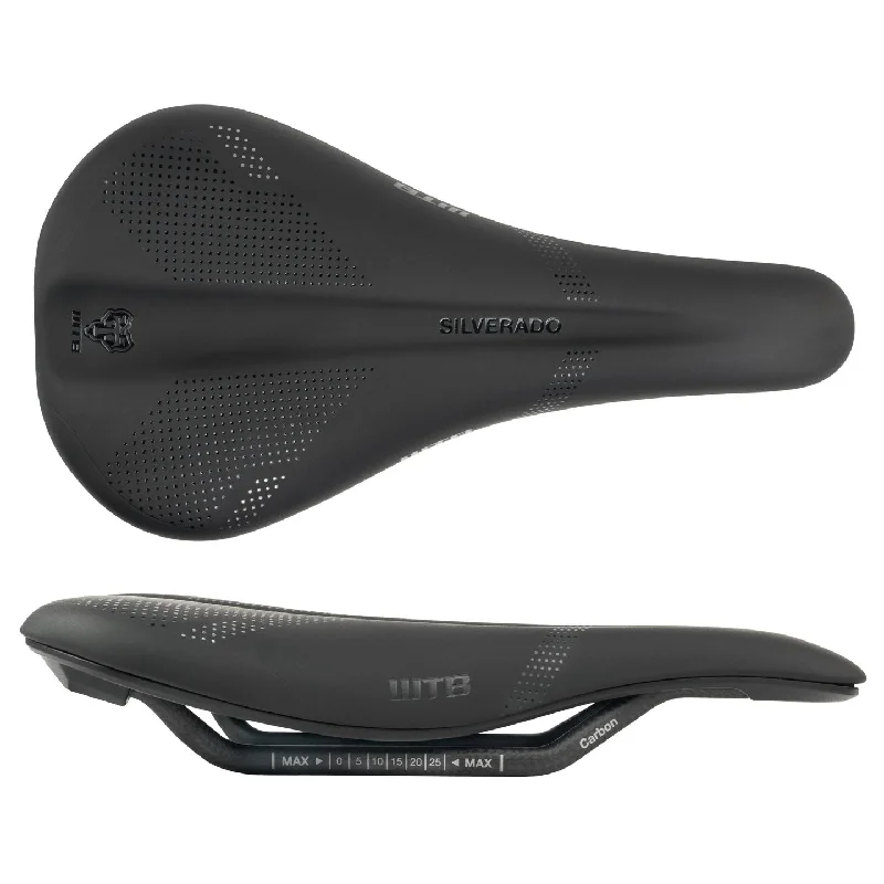 Road bike shield-WTB Silverado 265 Fusion Form Saddle - Carbon Black Medium