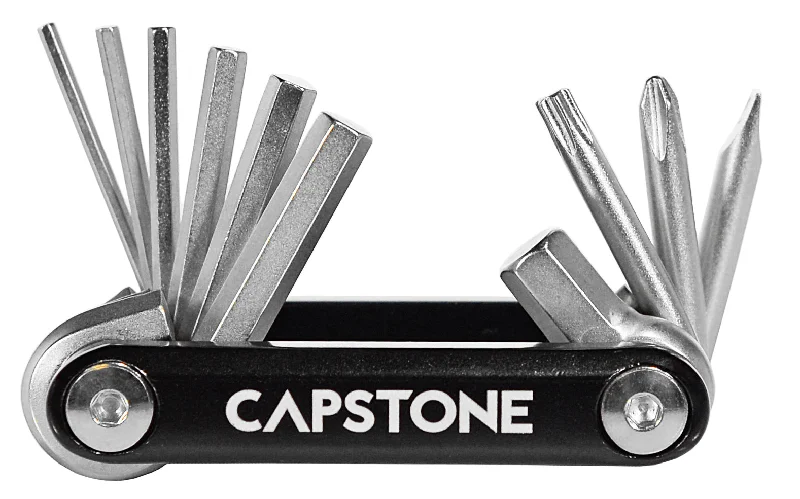 Cycling foot clip-Capstone 10 in 1 Folding Tool