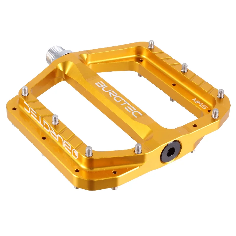 Cycling foot clip-Burgtec Penthouse MK5 Pedals CrMo - Gold