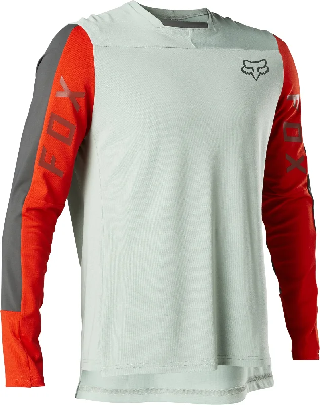 Mountain bike liner-FOX DEFEND PRO LS JERSEY - EUCALYPTUS