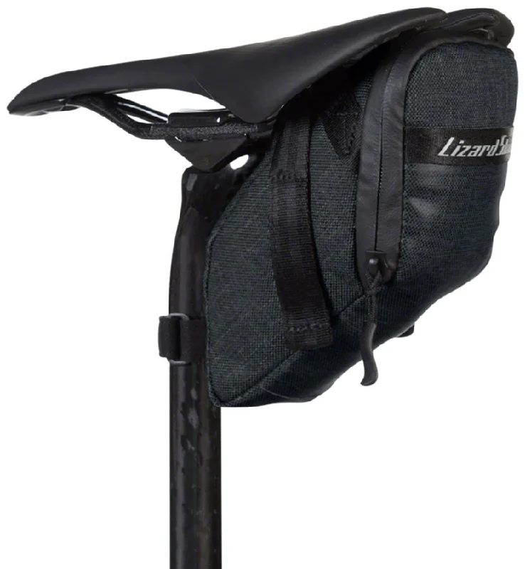 Bike frame pad-Lizard Skins Mega Cache Saddle Bag - Black