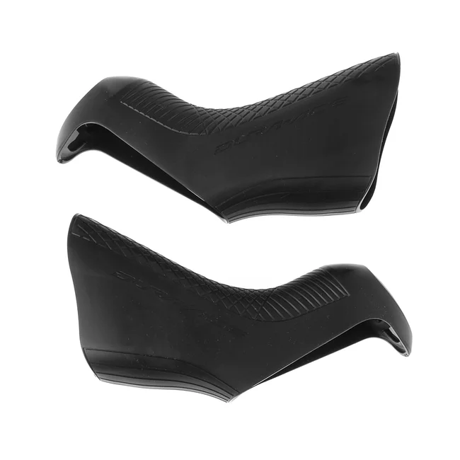 Road bike pouch-Shimano Dura-Ace ST-9150 STI Lever Hoods, Black, Pair