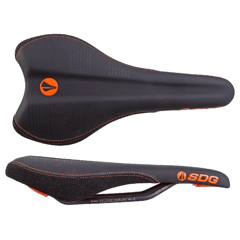 Bicycle rack pad-SDG Radar Mtn Saddle CrMo Rails - Orange/Black