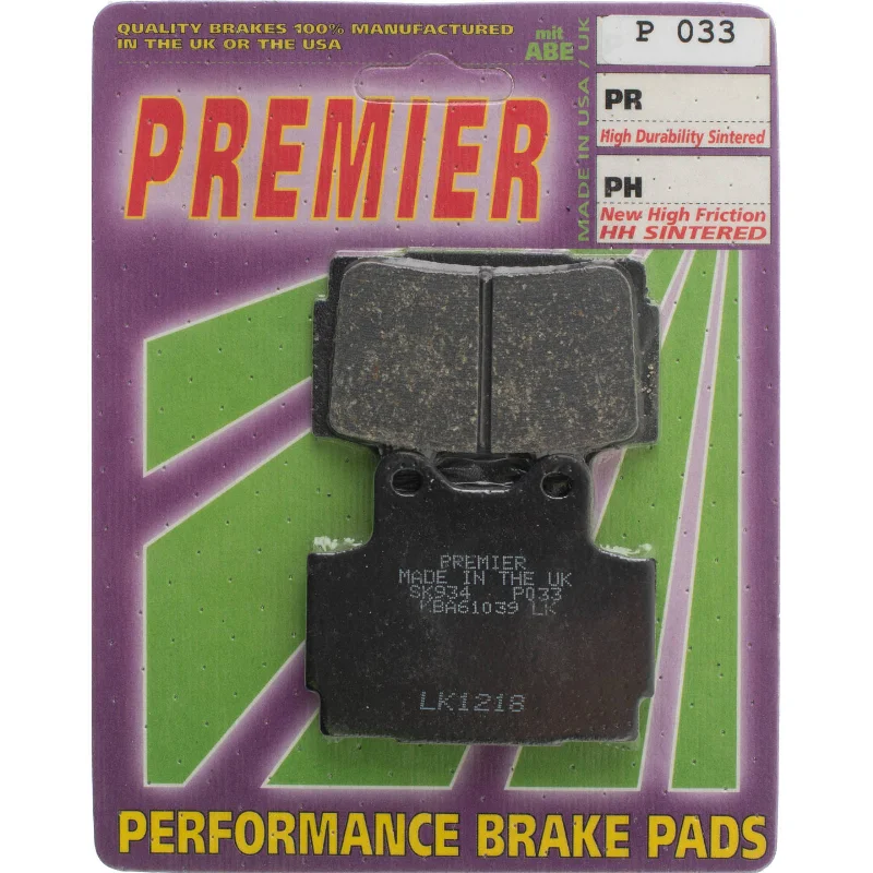 Bicycle tail clip-Premier Brake Pads - P Organic Standard