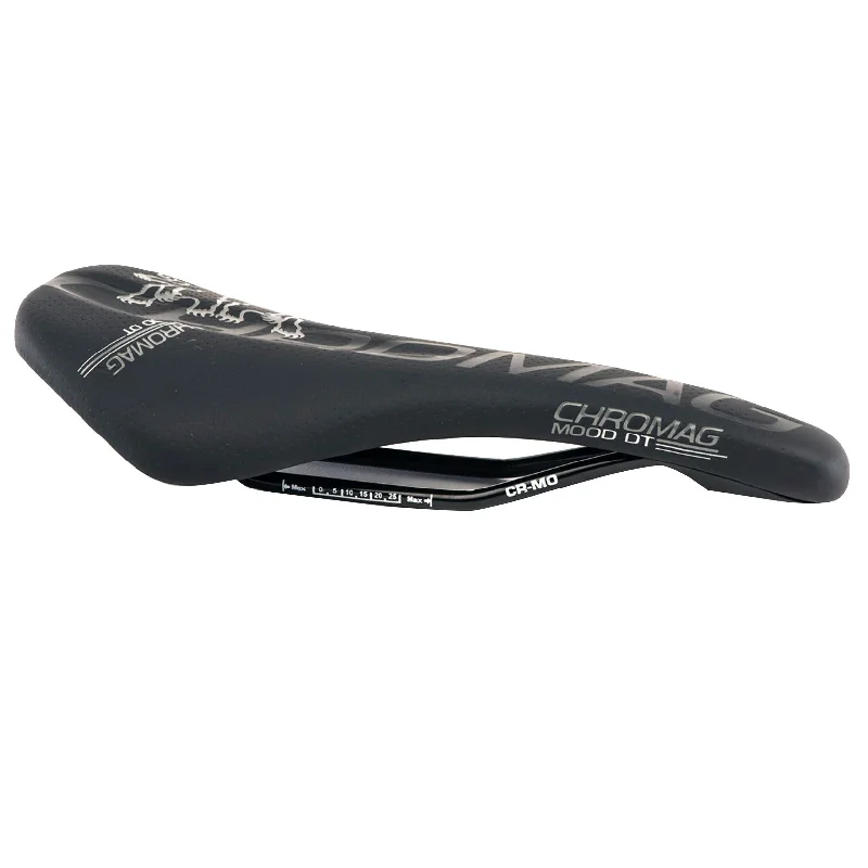 Bicycle spoke strap-Chromag Mood DT Saddle CrMo Rails - Black/Gray