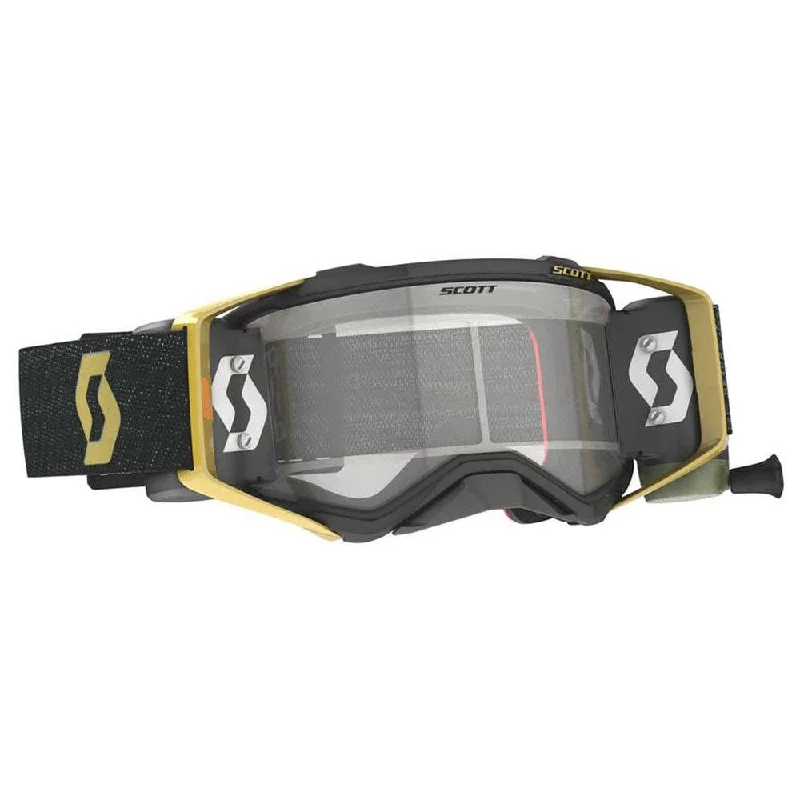 Cycling jacket reflective-SCOTT 2021 PROSPECT WFS GOGGLE - BLACK/GOLD (CLEAR)