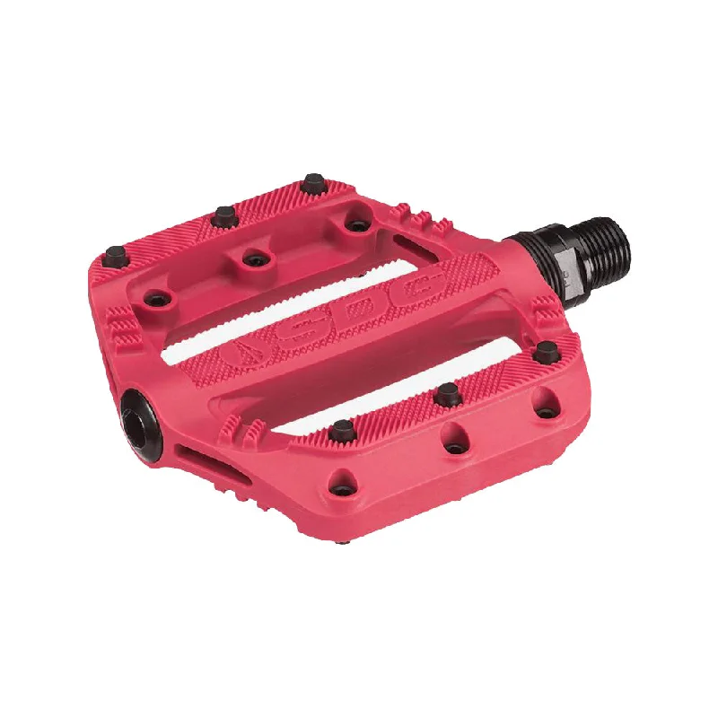 Bicycle basket bar-SDG Slater Pedals Red