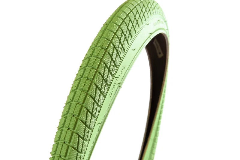 Cycling tape glow-20 x 1.95 406 RIM GREEN FREESTYLE BMX TYRE STREET TREAD KIDS BIKE