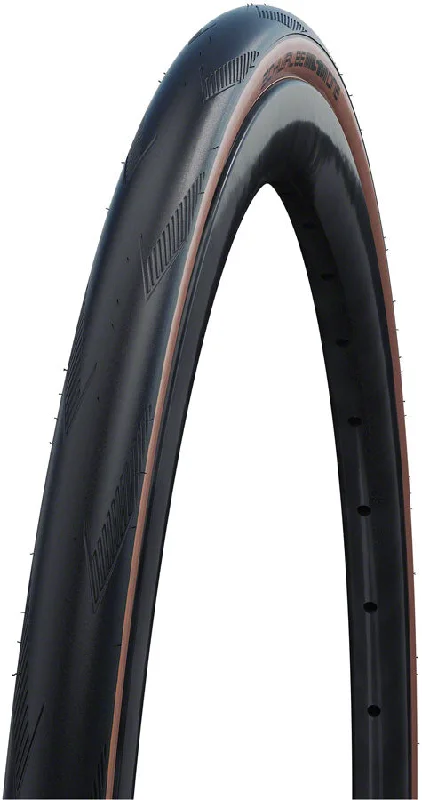 Cycling wrist strap-Schwalbe One Tire - 700 x 25 Tubeless Folding Bronze Performance Line RaceGuard Addix E-25