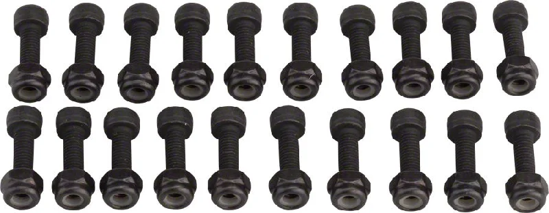 Bicycle spoke strap-RaceFace Chester Pedal Pin Kit 20 Pins Black